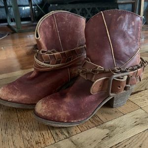 Corral Buckle western booties